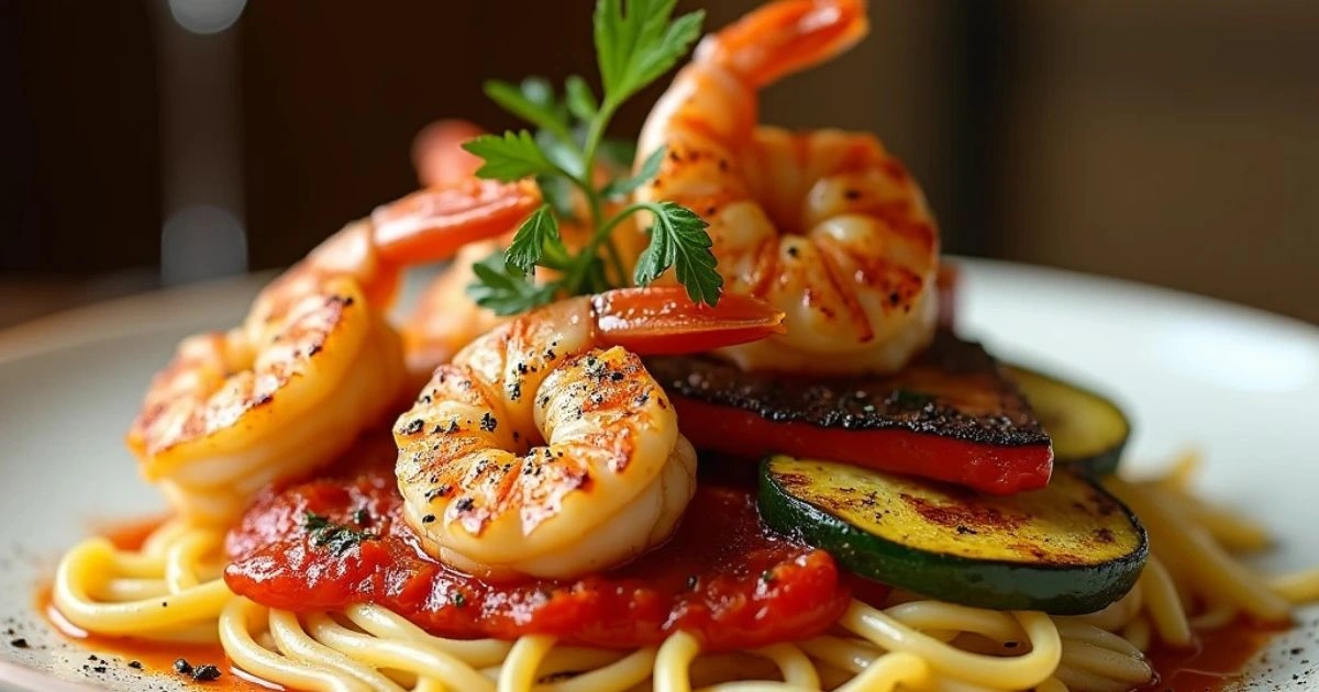 shrimp chicken pasta