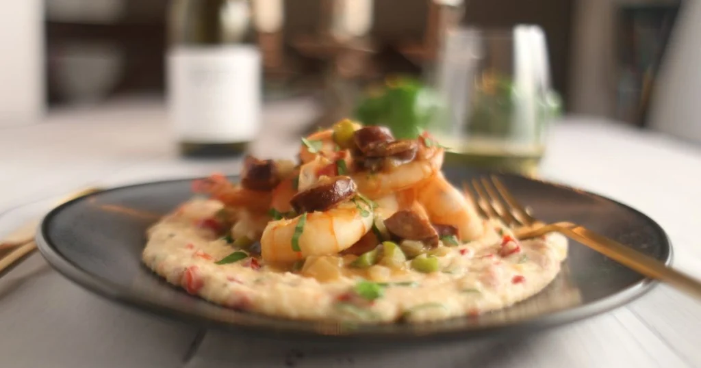 Cajun shrimp and grits