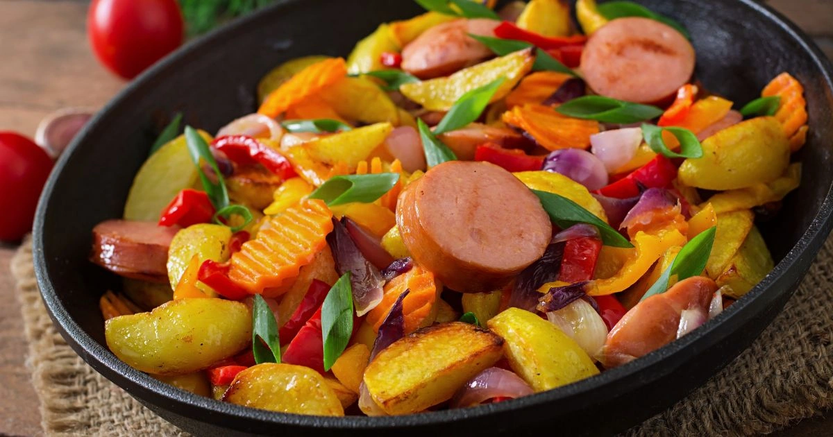 Southern Fried Cabbage with Sausage