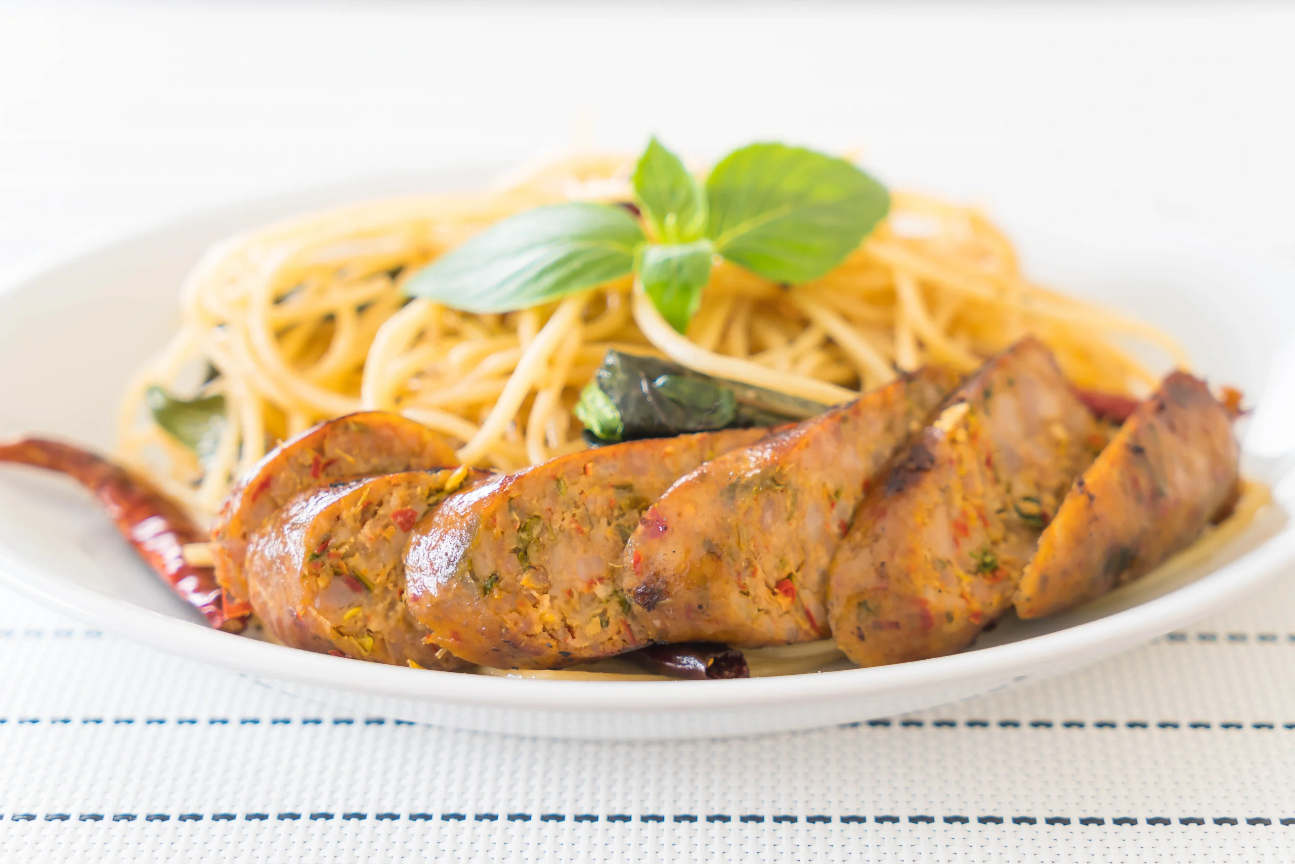 chicken apple sausage pasta